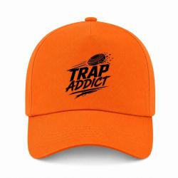 Casquette Ball Trap - Accro au Trap - Passion plateaux - Orange