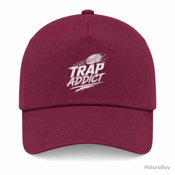 Casquette Ball Trap - Accro au Trap - Passion plateaux - Bordeaux