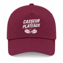 Casquette Ball Trap - Casseur de plateaux - Impact explosif - Bordeaux