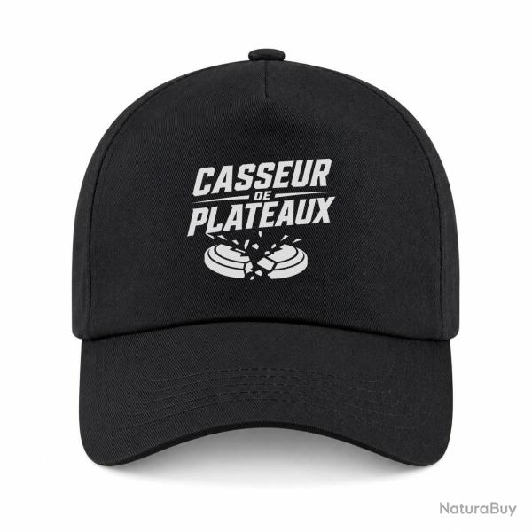 Casquette Ball Trap - Casseur de plateaux - Impact explosif - Noir