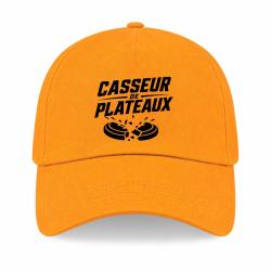 Casquette Ball Trap - Casseur de plateaux - Impact explosif - Jaune
