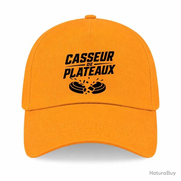 Casquette Ball Trap - Casseur de plateaux - Impact explosif - Jaune