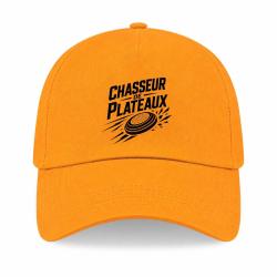 Casquette Ball Trap - Chasseur de plateaux - &Eacute;cusson tireur - Jaune