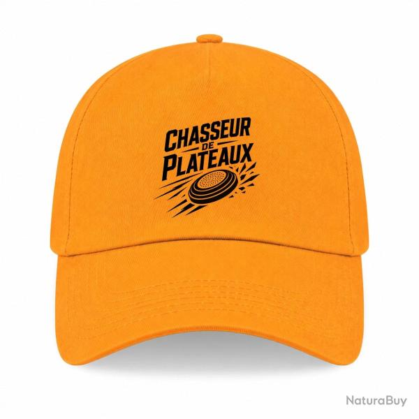 Casquette Ball Trap - Chasseur de plateaux - �cusson tireur - Jaune