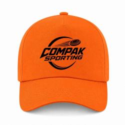 Casquette Ball Trap - Compak Sporting - Parcours rapide - Orange
