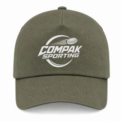 Casquette Ball Trap - Compak Sporting - Parcours rapide - Kaki / Blanc