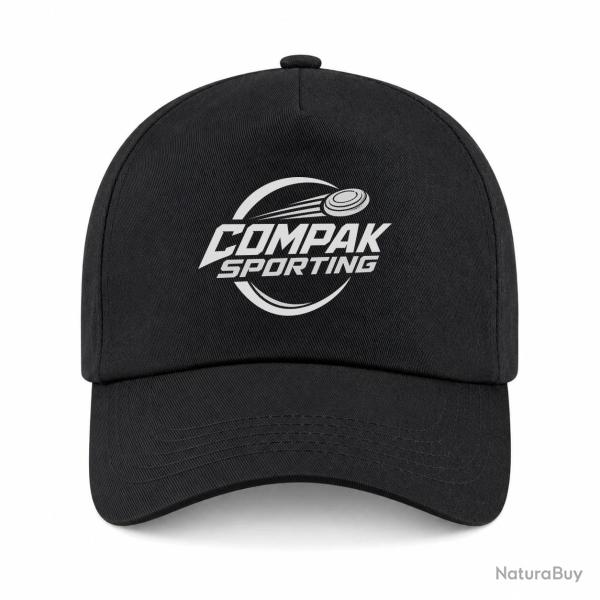 Casquette Ball Trap - Compak Sporting - Parcours rapide - Noir