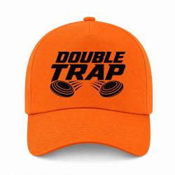 Casquette Ball Trap - Double Trap - Deux plateaux - Orange