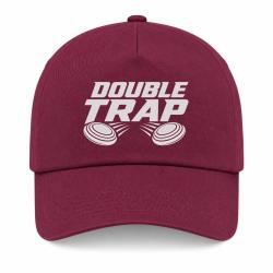 Casquette Ball Trap - Double Trap - Deux plateaux - Bordeaux