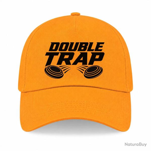Casquette Ball Trap - Double Trap - Deux plateaux - Jaune
