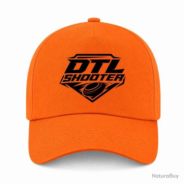 Casquette Ball Trap - DTL Shooter - Down The Line - Orange