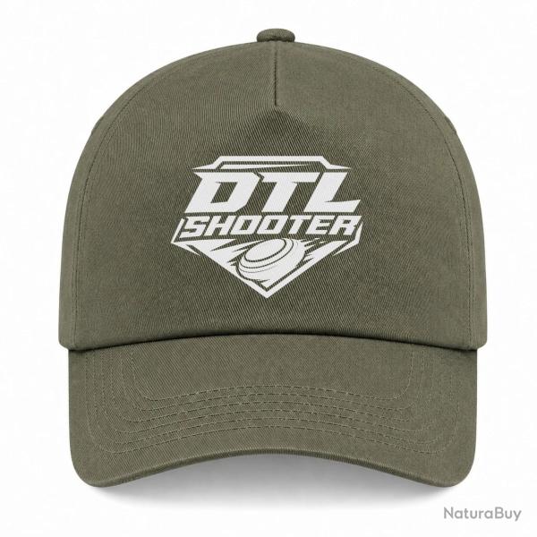 Casquette Ball Trap - DTL Shooter - Down The Line - Kaki / Blanc