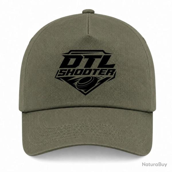 Casquette Ball Trap - DTL Shooter - Down The Line - Kaki / Noir