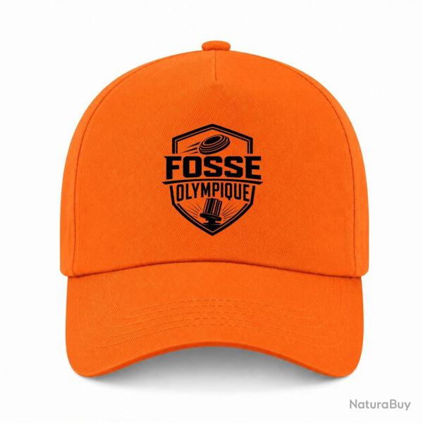 Casquette Ball Trap - Fosse olympique - Tir de comp�tition - Orange