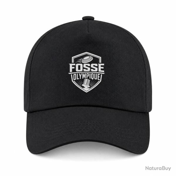Casquette Ball Trap - Fosse olympique - Tir de comp�tition - Noir