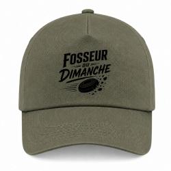 Casquette Ball Trap - Fosseur du dimanche - Tireur loisir - Kaki / Noir