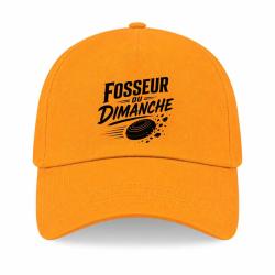 Casquette Ball Trap - Fosseur du dimanche - Tireur loisir - Jaune
