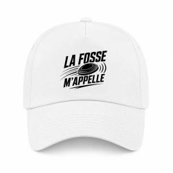 Casquette Ball Trap - La fosse m'appelle - Passion - Blanc