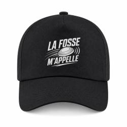 Casquette Ball Trap - La fosse m'appelle - Passion - Noir