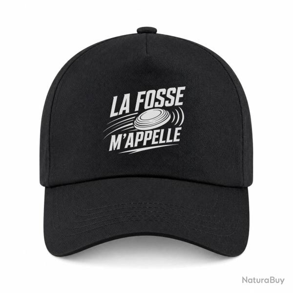 Casquette Ball Trap - La fosse m'appelle - Passion - Noir
