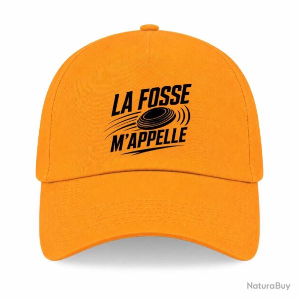 Casquette Ball Trap - La fosse m'appelle - Passion - Jaune
