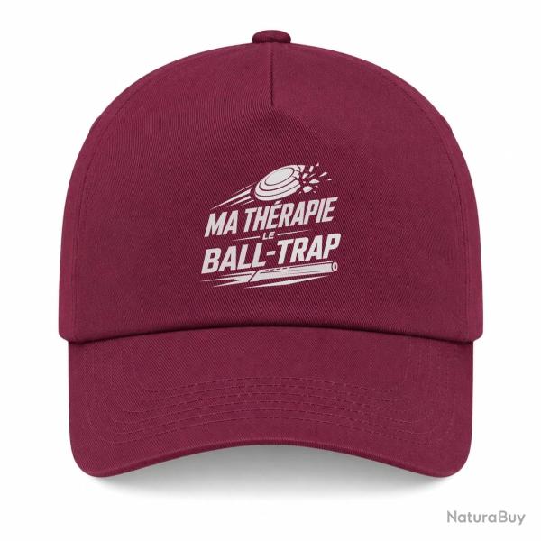 Casquette Ball Trap - Ma th�rapie, le Ball Trap - Humour - Bordeaux