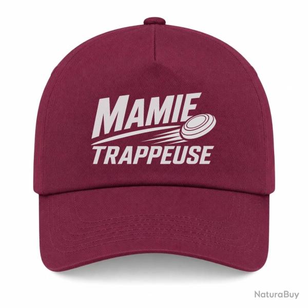 Casquette Ball Trap - Mamie trappeuse - Cadeau passion - Bordeaux