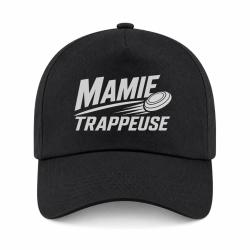Casquette Ball Trap - Mamie trappeuse - Cadeau passion - Noir