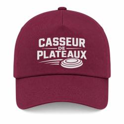 Casquette Ball Trap - Casseur de plateaux - Trajectoire - Bordeaux