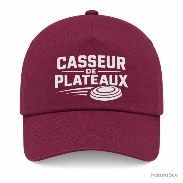 Casquette Ball Trap - Casseur de plateaux - Trajectoire - Bordeaux