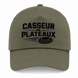 Casquette Ball Trap - Casseur de plateaux - Trajectoire - Kaki / Noir