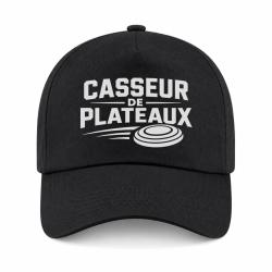 Casquette Ball Trap - Casseur de plateaux - Trajectoire - Noir