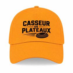 Casquette Ball Trap - Casseur de plateaux - Trajectoire - Jaune