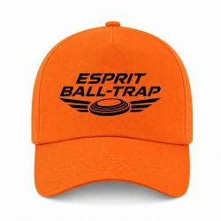 Casquette Ball Trap - Esprit comp&eacute;tition - Ailes de vitesse - Orange