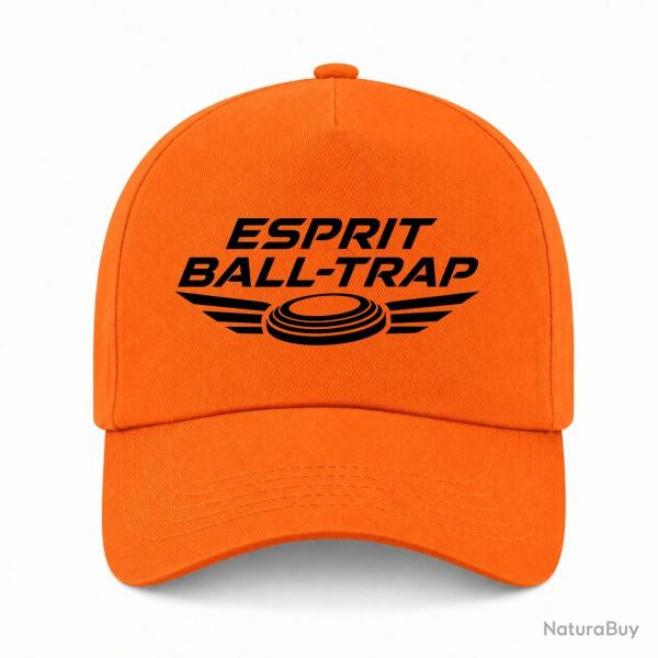 Casquette Ball Trap - Esprit comp�tition - Ailes de vitesse - Orange