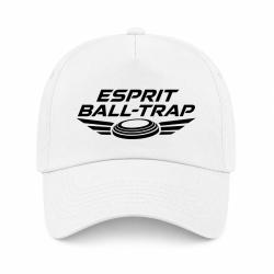 Casquette Ball Trap - Esprit comp&eacute;tition - Ailes de vitesse - Blanc