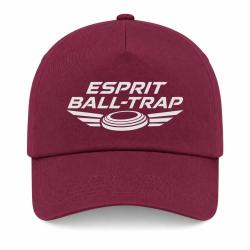 Casquette Ball Trap - Esprit comp&eacute;tition - Ailes de vitesse - Bordeaux