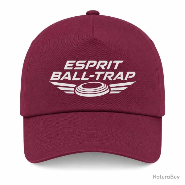Casquette Ball Trap - Esprit comp�tition - Ailes de vitesse - Bordeaux
