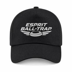 Casquette Ball Trap - Esprit comp&eacute;tition - Ailes de vitesse - Noir