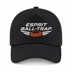 Casquette Ball Trap - Esprit comp&eacute;tition - Ailes de vitesse - Noir / Orange