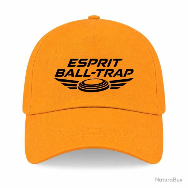 Casquette Ball Trap - Esprit comp�tition - Ailes de vitesse - Jaune