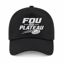 Casquette Ball Trap - Fou du plateau - Typographie - Noir