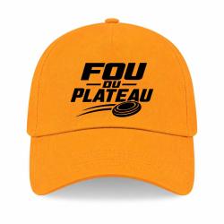 Casquette Ball Trap - Fou du plateau - Typographie - Jaune