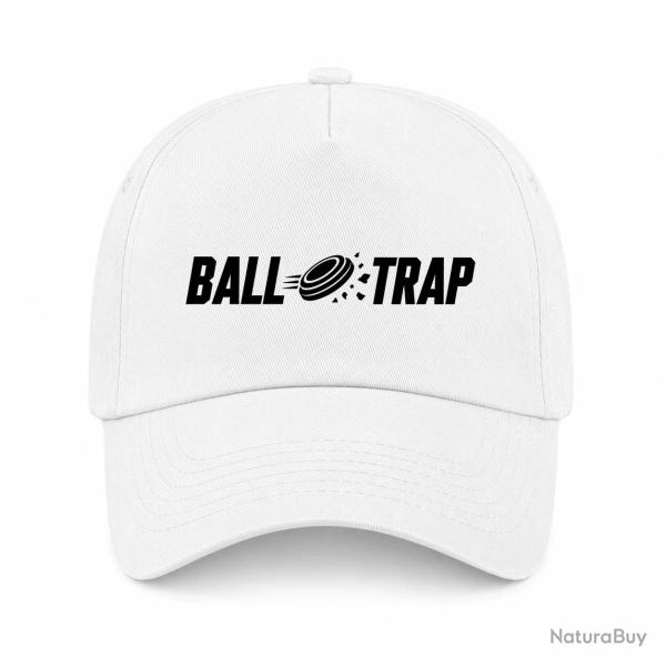 Casquette Ball Trap - Impact central - Blanc