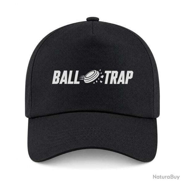 Casquette Ball Trap - Impact central - Noir