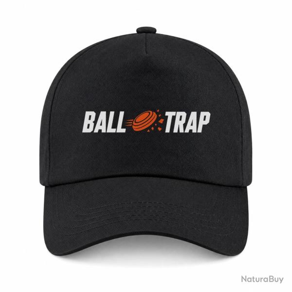 Casquette Ball Trap - Impact central - Noir / Orange