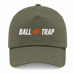 Casquette Ball Trap - Impact central - Kaki / Blanc et orange
