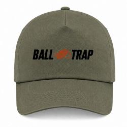 Casquette Ball Trap - Impact central - Kaki / Noir et orange