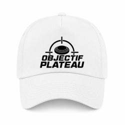 Casquette Ball Trap - Objectif plateau - Dans le viseur - Blanc