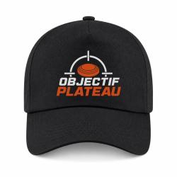 Casquette Ball Trap - Objectif plateau - Dans le viseur - Noir / Orange